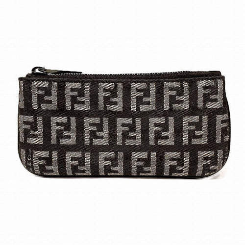 Fendi Zucca Canvas Coin Case Unisex