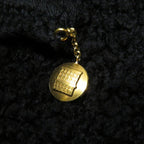 Fendi Wool Nylon Cape Shawl