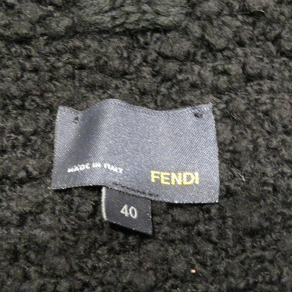 Fendi Wool Nylon Cape Shawl