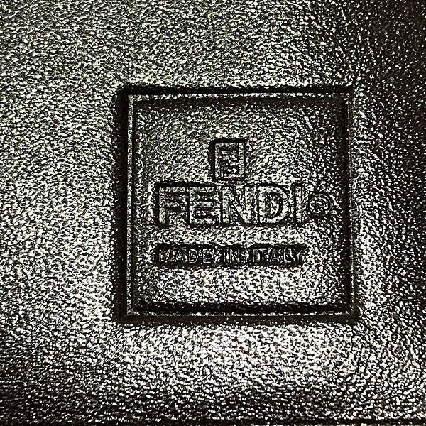 Fendi Zucca Canvas Leather Trifold Wallet
