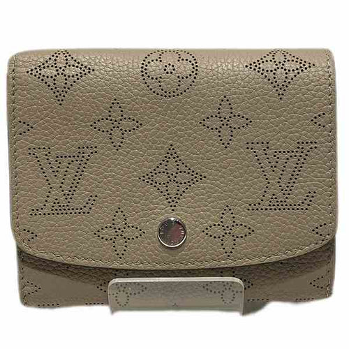 Louis Vuitton Mahina Leather Compact Wallet M62542