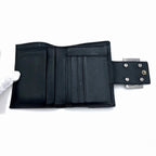 Fendi Zucchino Black Bifold Wallet