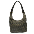 Fendi Zucca Canvas Shoulder Bag