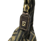 Fendi Zucca Canvas Shoulder Bag