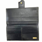 Fendi Zucca Canvas Leather Long Wallet