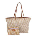 FENDI Zucca Canvas Tote Bag Beige100708