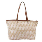 FENDI Zucca Canvas Tote Bag Beige100708