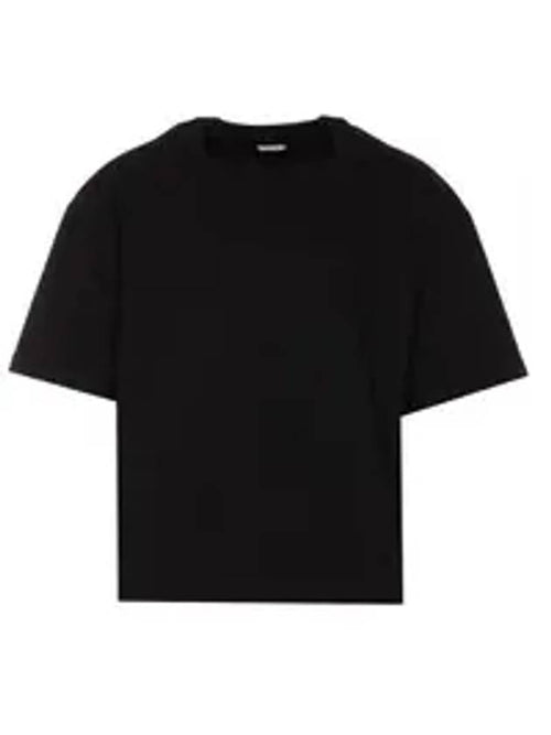 Bottega Veneta Relax Fit Heavy Jersey Short Sleeve T-Shirt Black