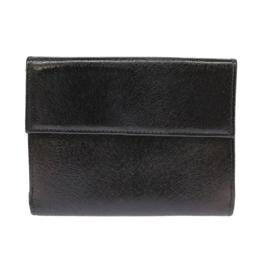 FENDI Wallet Leather Black101125