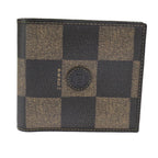 FENDI Pecan Canvas Wallet Black Brown Black Brown101275