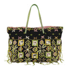 FENDI Tote Bag Canvas Black102028A