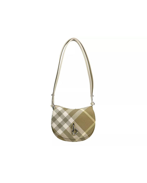 Burberry HalfMoon Crossbody Bag Women Flax