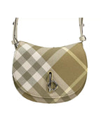 Burberry HalfMoon Crossbody Bag Women Flax