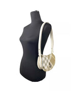 Burberry HalfMoon Crossbody Bag Women Flax