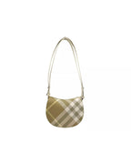 Burberry HalfMoon Crossbody Bag Women Flax
