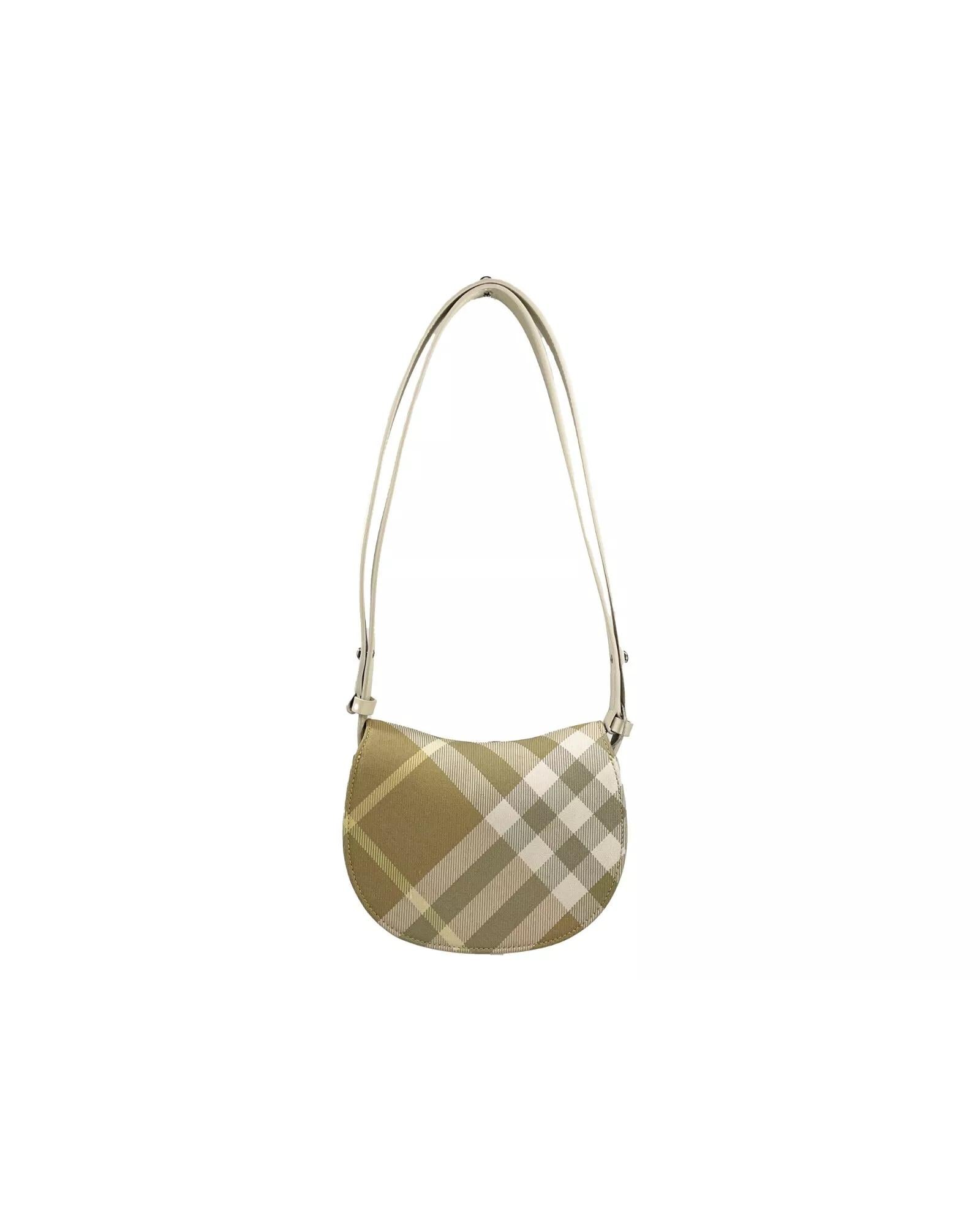 Burberry HalfMoon Crossbody Bag Women Flax