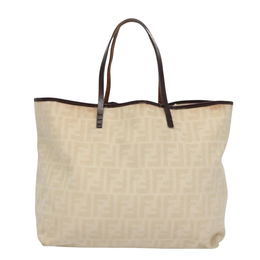 FENDI Zucca Canvas Tote Bag Beige102286