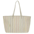 FENDI Zucca Canvas Tote Bag White Multicolor102446
