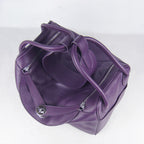 Hermes Lindy 34cm handbag 6208 purple Silver