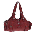 Chloe Silverado Shoulder Bag Leather Red 102883