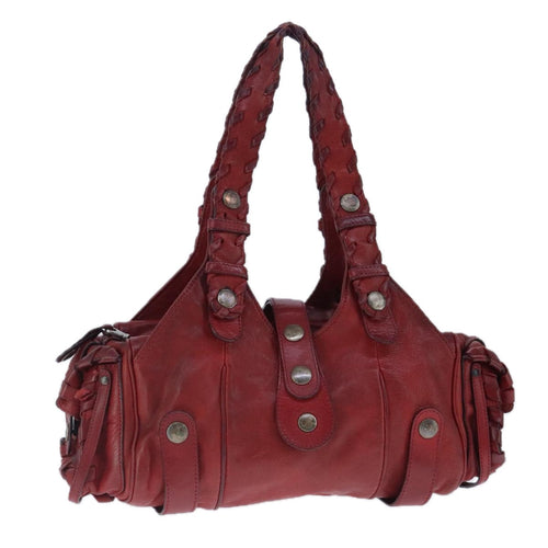 Chloe Silverado Shoulder Bag Leather Red 102883
