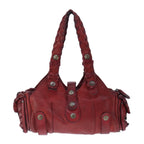 Chloe Silverado Shoulder Bag Leather Red 102883