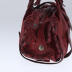 Chloe Silverado Shoulder Bag Leather Red 102883