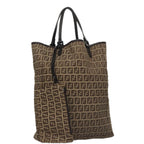 FENDI Zucchino Canvas Hand Bag Beige103401