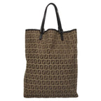 FENDI Zucchino Canvas Hand Bag Beige103401