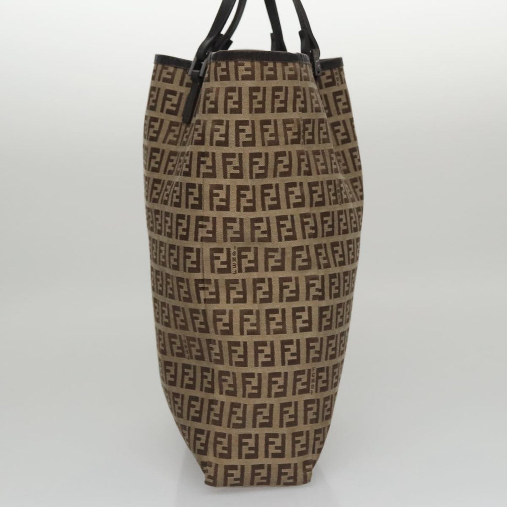 FENDI Zucchino Canvas Hand Bag Beige103401