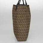 FENDI Zucchino Canvas Hand Bag Beige103401