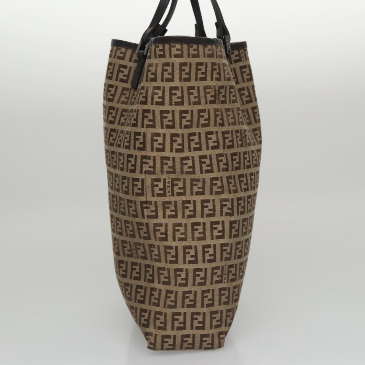 FENDI Zucchino Canvas Hand Bag Beige103401