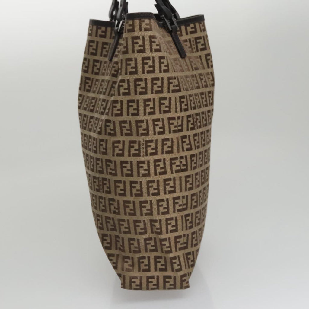 FENDI Zucchino Canvas Hand Bag Beige103401