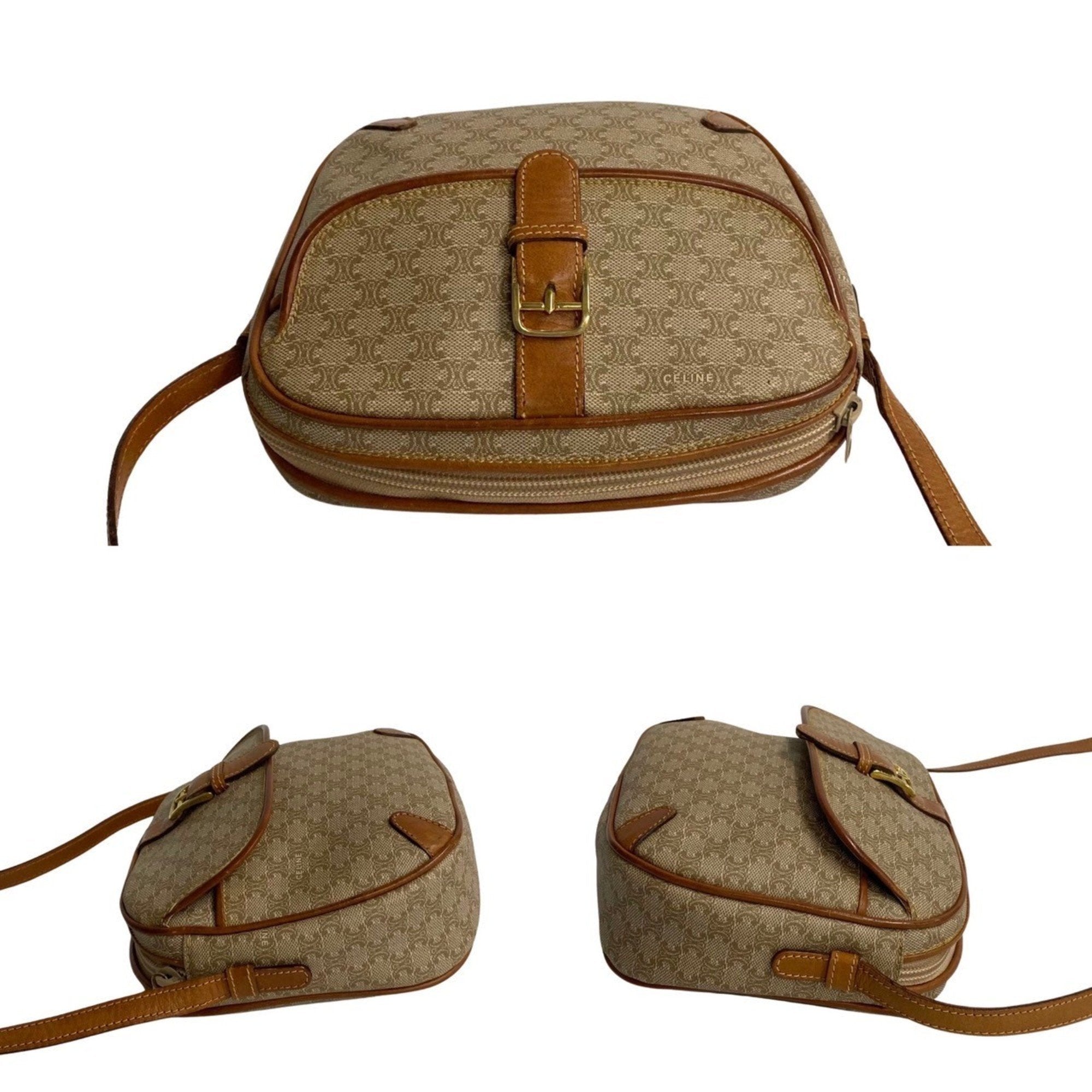 CELINE Macadam Shoulder Bag