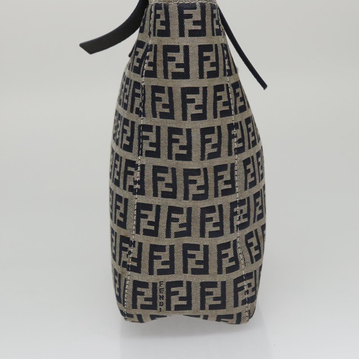 FENDI Zucchino Canvas Hand Bag Navy104306