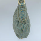 FENDI Zucca Canvas Shoulder Bag Blue104625