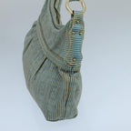 FENDI Zucca Canvas Shoulder Bag Blue104625