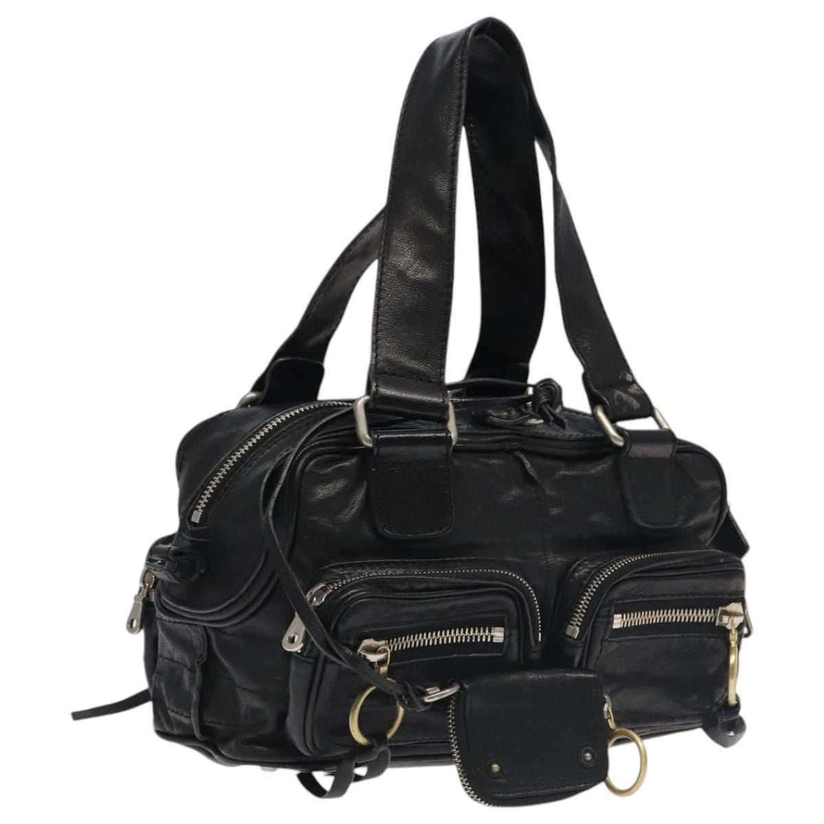 Chloe Betty Hand Bag Leather Black 104669
