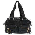Chloe Betty Hand Bag Leather Black 104669