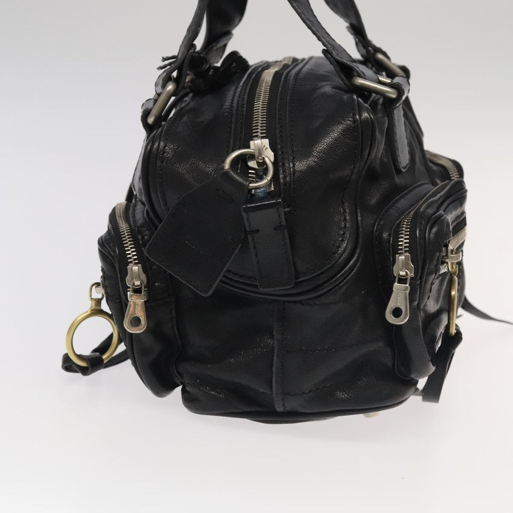 Chloe Betty Hand Bag Leather Black 104669