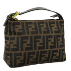 FENDI Zucca Canvas Hand Bag Brown104859