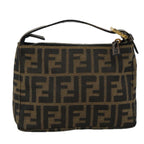 FENDI Zucca Canvas Hand Bag Brown104859