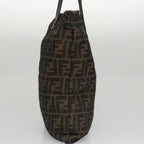 FENDI Zucca Canvas Tote Bag Brown Black105206