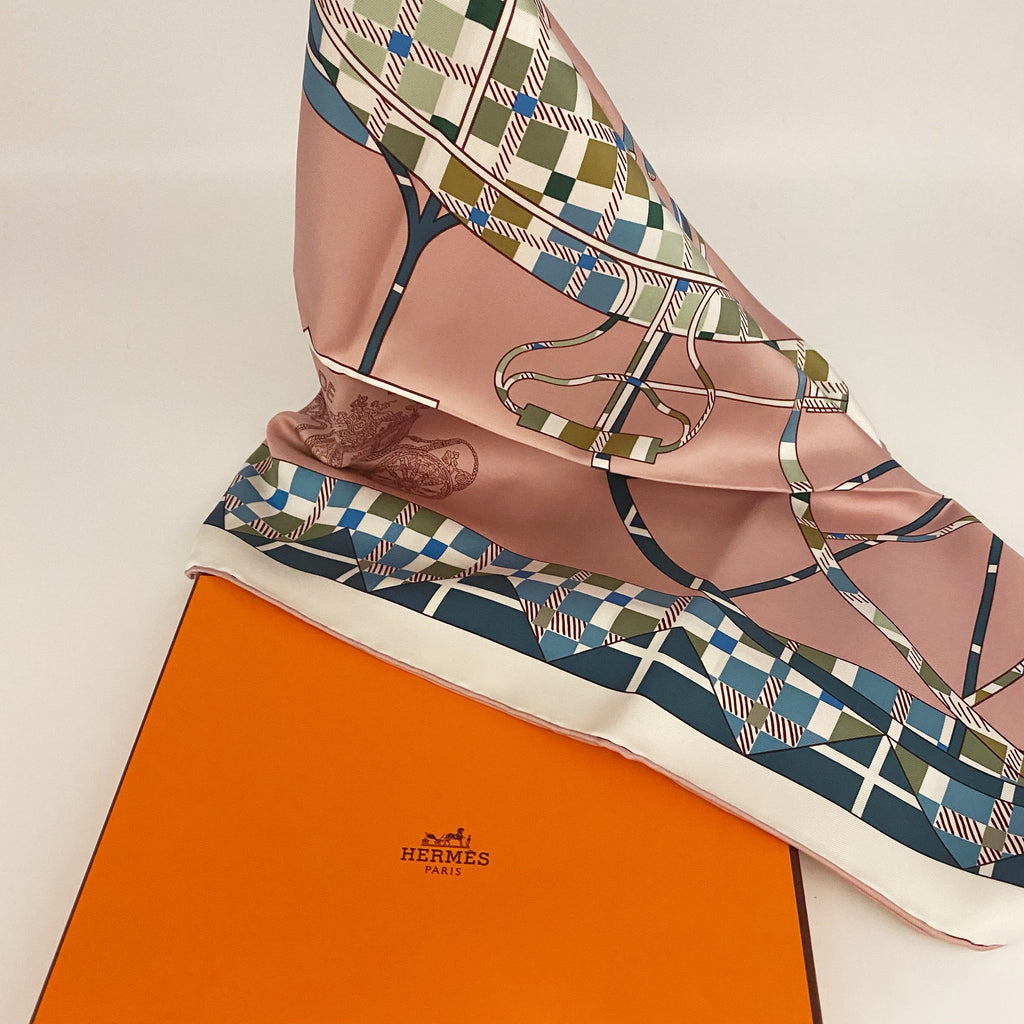 Hermes silk scarf
