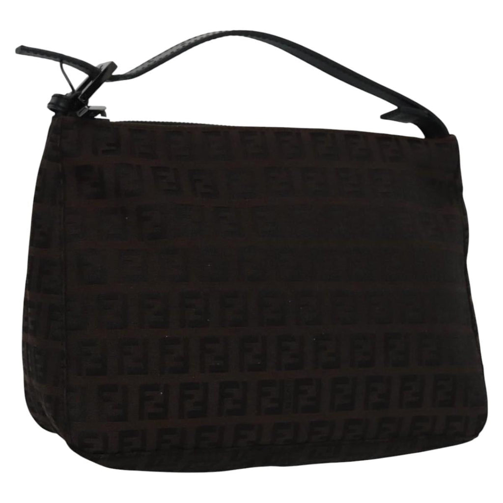 FENDI Zucchino Canvas Pouch Brown105942