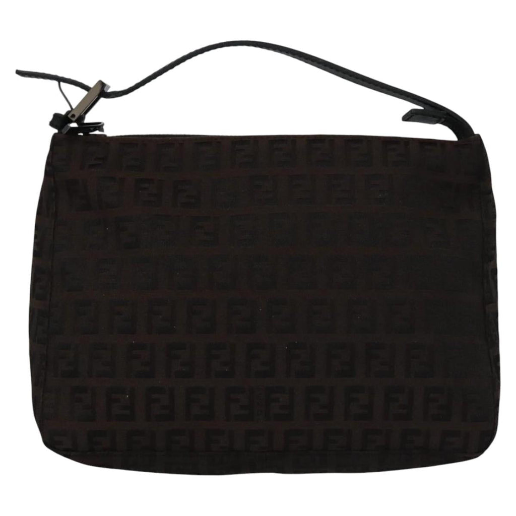 FENDI Zucchino Canvas Pouch Brown105942