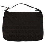 FENDI Zucchino Canvas Pouch Brown105942