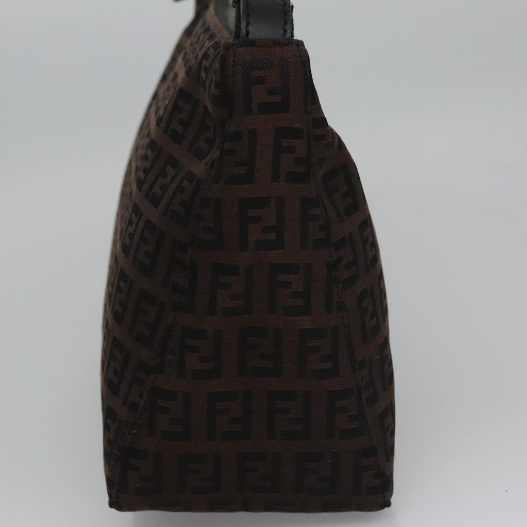 FENDI Zucchino Canvas Pouch Brown105942