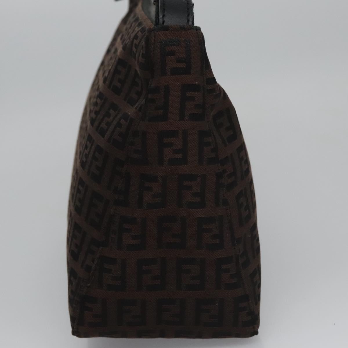 FENDI Zucchino Canvas Pouch Brown105942