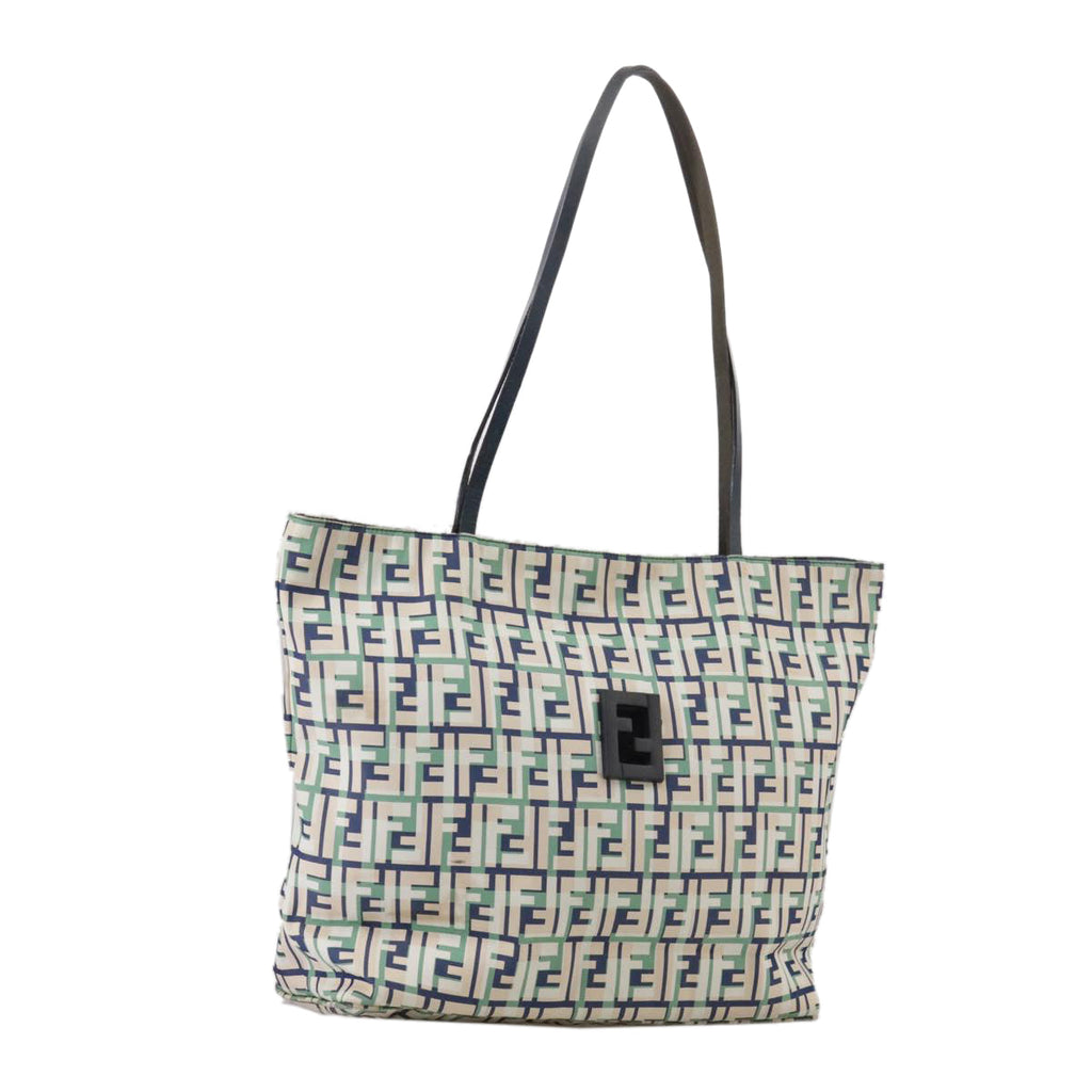 FENDI Zucca Canvas Tote Bag Green106572